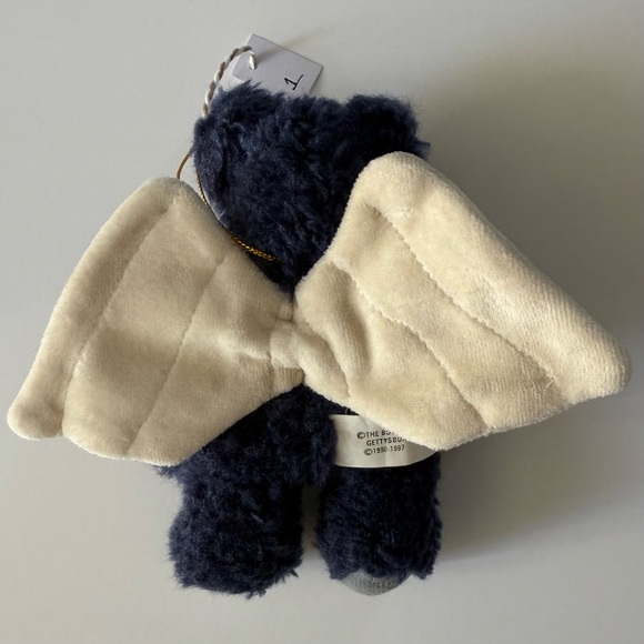 Boyds Bears ~ Set of Three Dietrich Plush Blue Bear Angel Ornaments - Picture 6 of 12